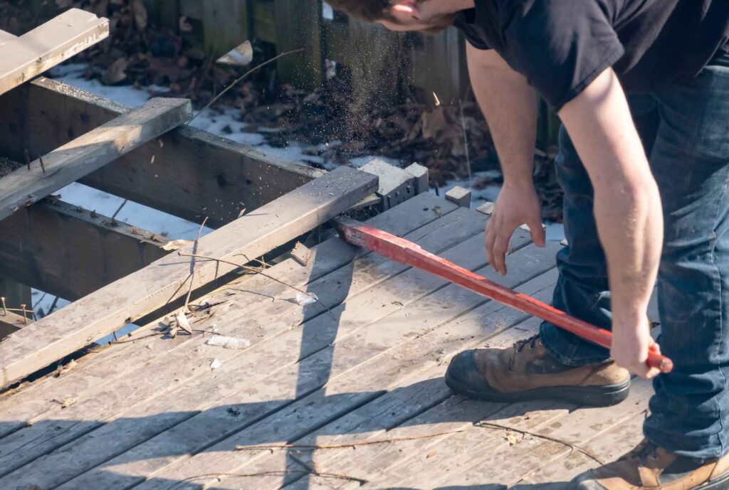 deck demo